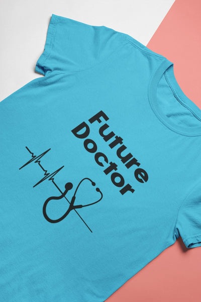 Future Doctor Women Half Sleeves T-shirt- FunkyTeesClub - Funky Tees Club