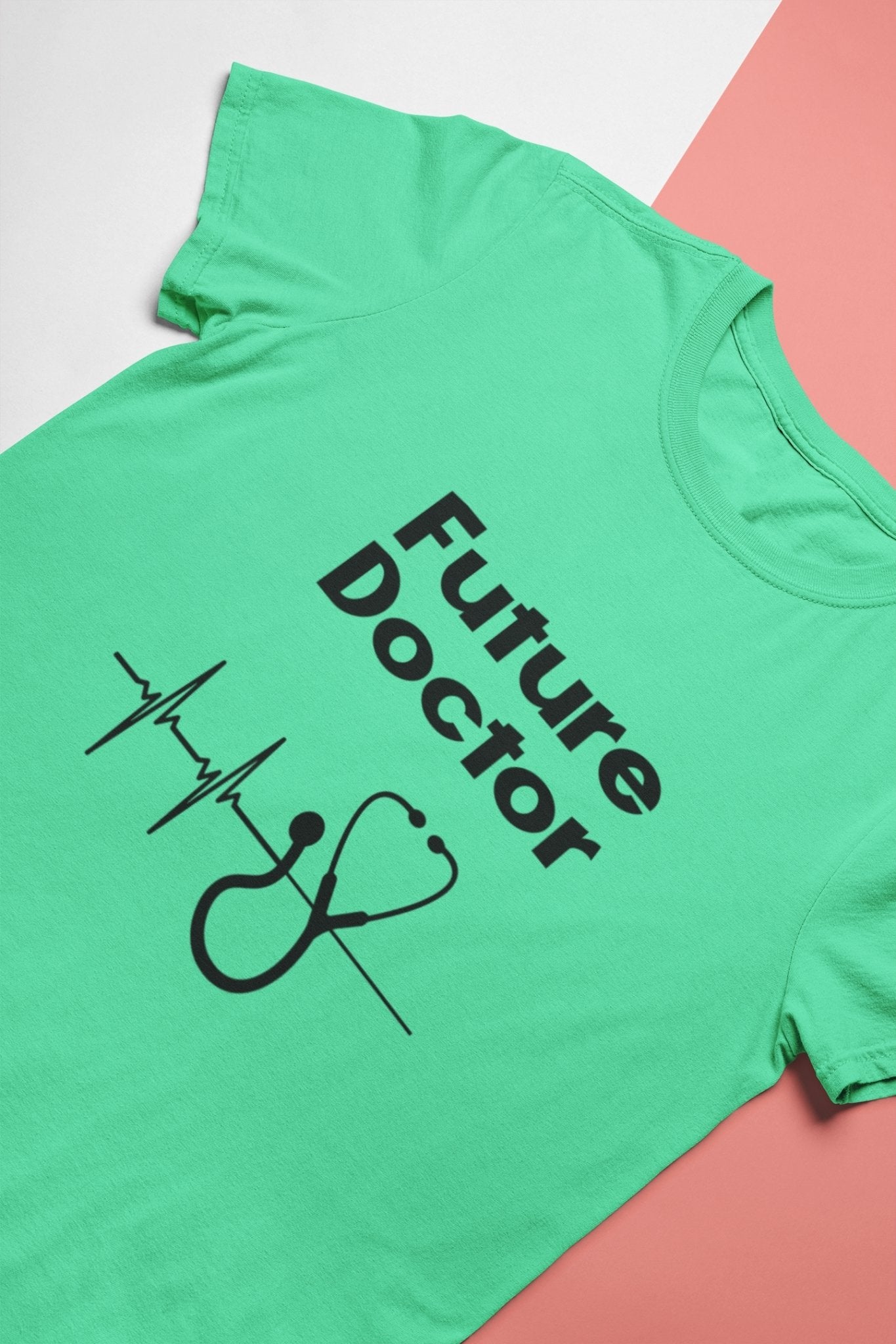 Future Doctor Women Half Sleeves T-shirt- FunkyTeesClub - Funky Tees Club