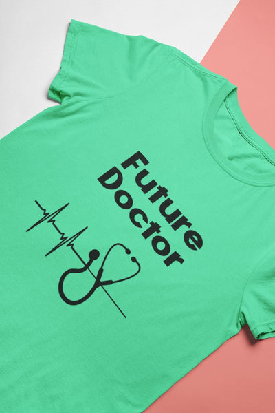 Future Doctor Women Half Sleeves T-shirt- FunkyTeesClub - Funky Tees Club