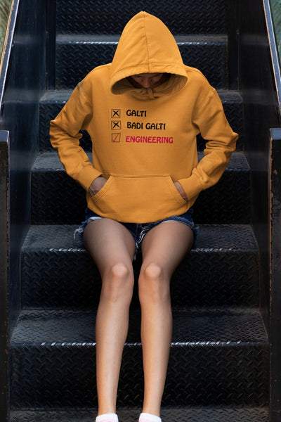 Galti Engineering Hoodies for Women-FunkyTeesClub - Funky Tees Club