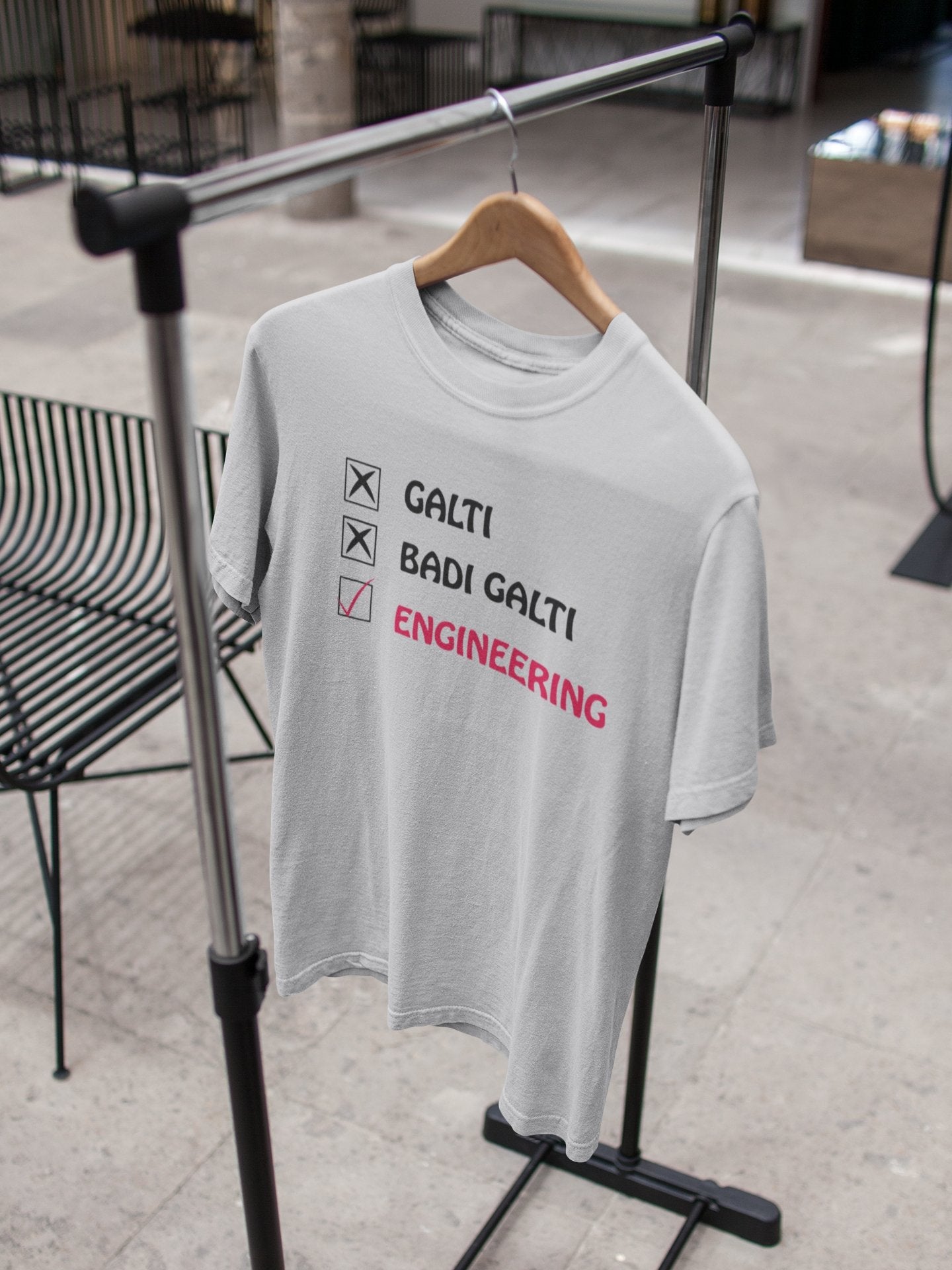 Galti Engineering Women Half Sleeves T-shirt- FunkyTeesClub - Funky Tees Club