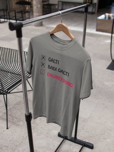 Galti Engineering Women Half Sleeves T-shirt- FunkyTeesClub - Funky Tees Club