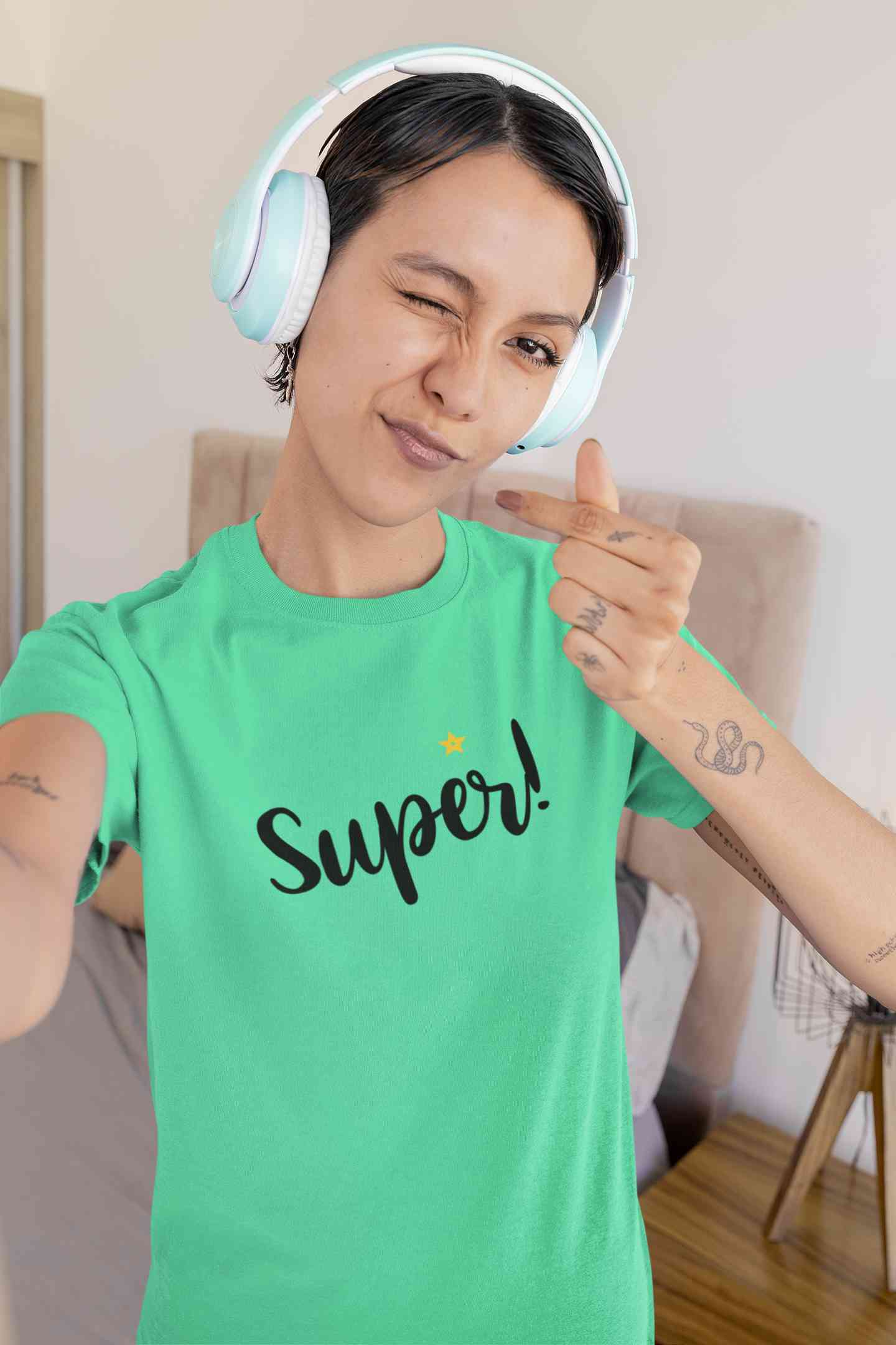 Superstar Women Half Sleeves T-shirt- FunkyTeesClub