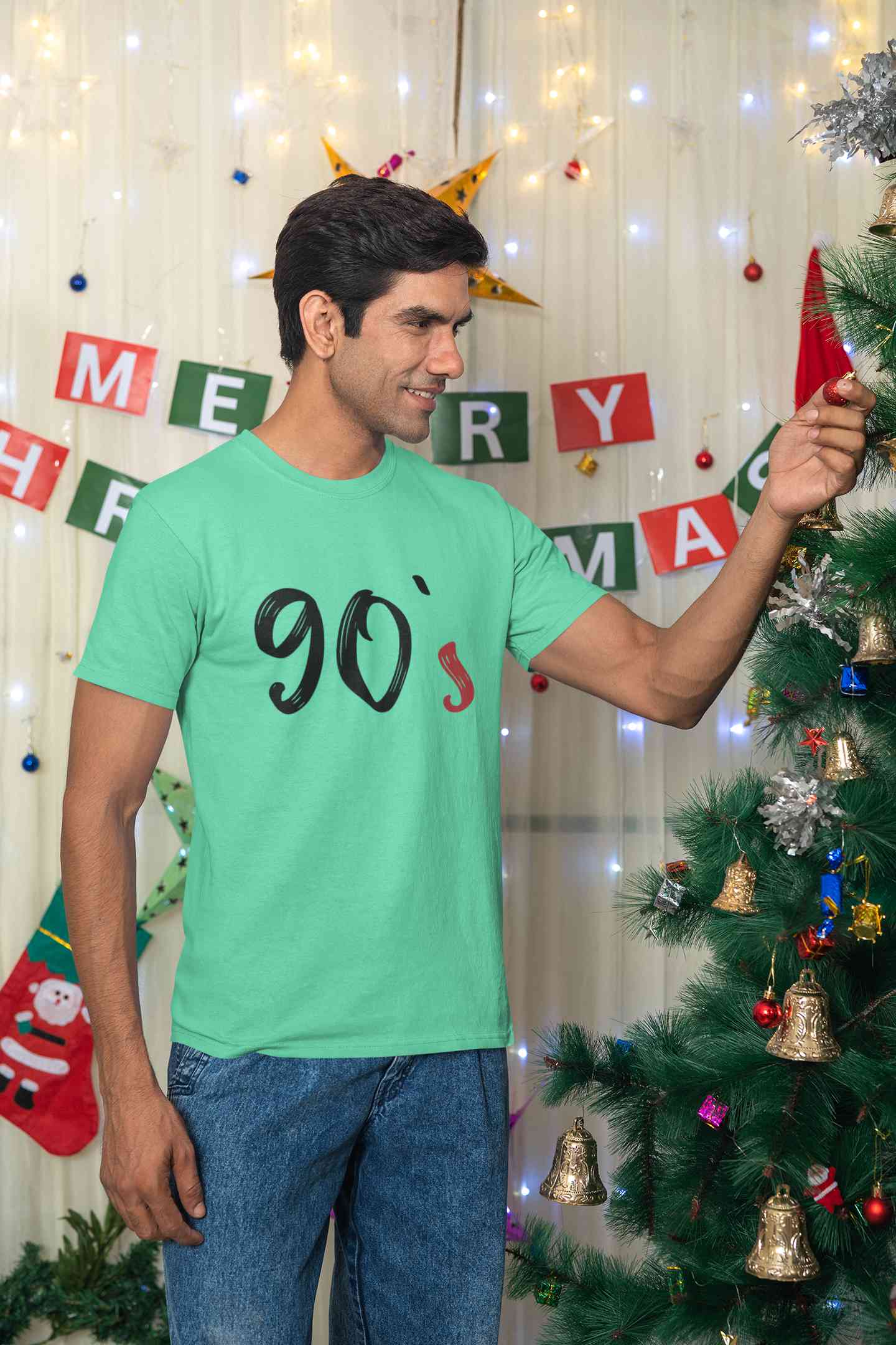 90s Mens Half Sleeves T-shirt- FunkyTeesClub