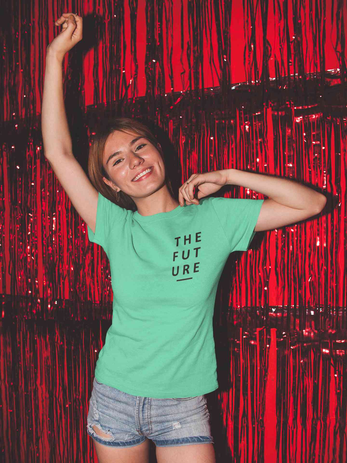 Future Women Half Sleeves T-shirt- FunkyTeesClub