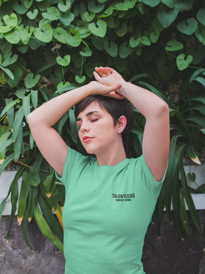 Talentless Women Half Sleeves T-shirt- FunkyTeesClub