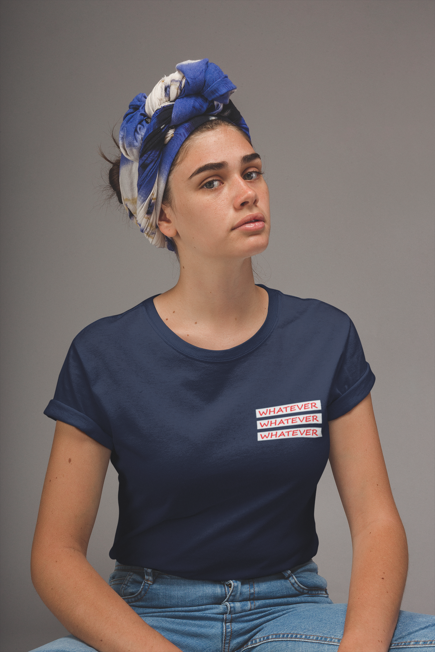 Whatever Women Half Sleeves T-shirt- FunkyTeesClub