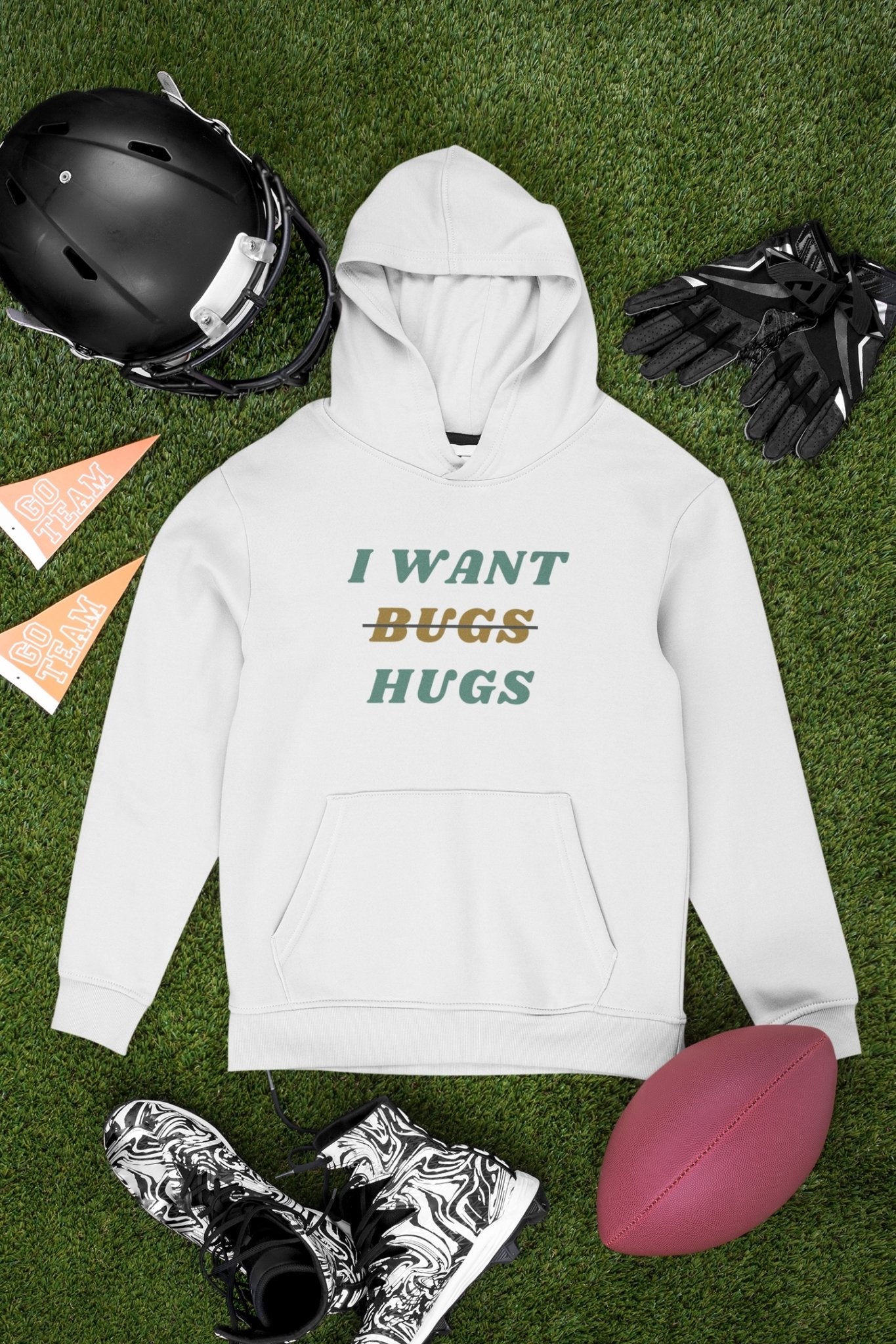 Give Me Hug Rather Than Bugs Geek Hoodies for Women-FunkyTeesClub - Funky Tees Club