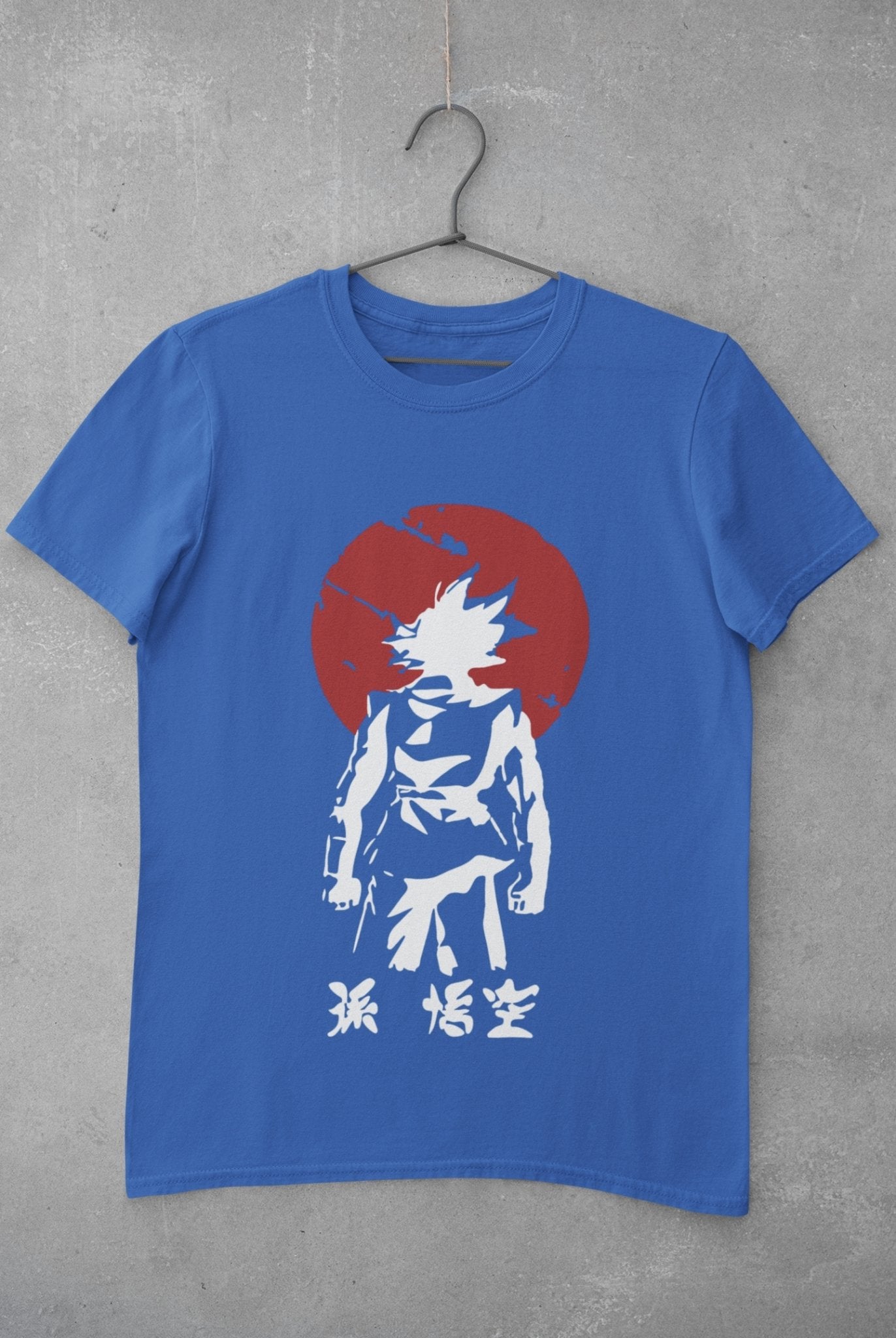 Goku Sun Anime Mens Half Sleeves T-shirt- FunkyTeesClub - Funky Tees Club