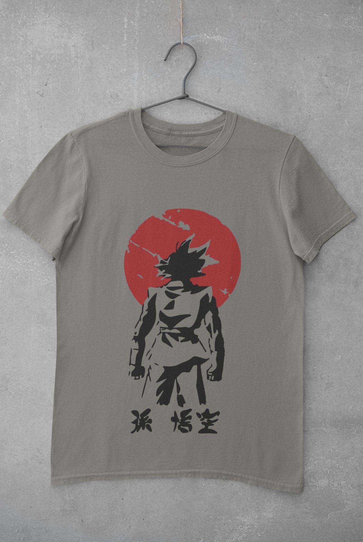 Goku Sun Anime Mens Half Sleeves T-shirt- FunkyTeesClub - Funky Tees Club