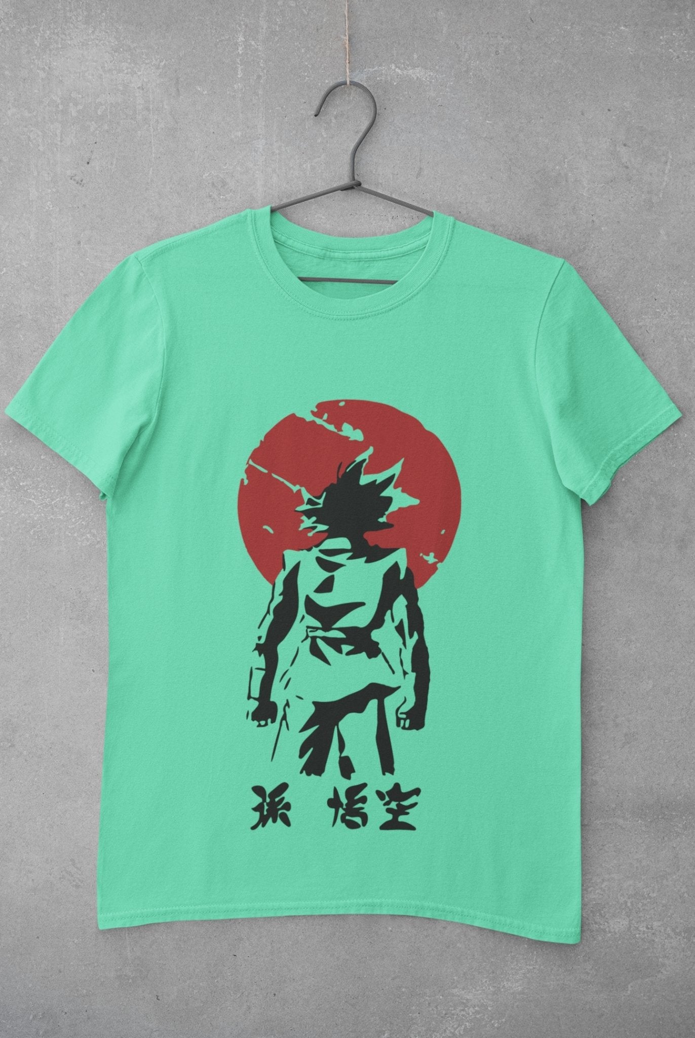 Goku Sun Anime Women Half Sleeves T-shirt- FunkyTeesClub - Funky Tees Club