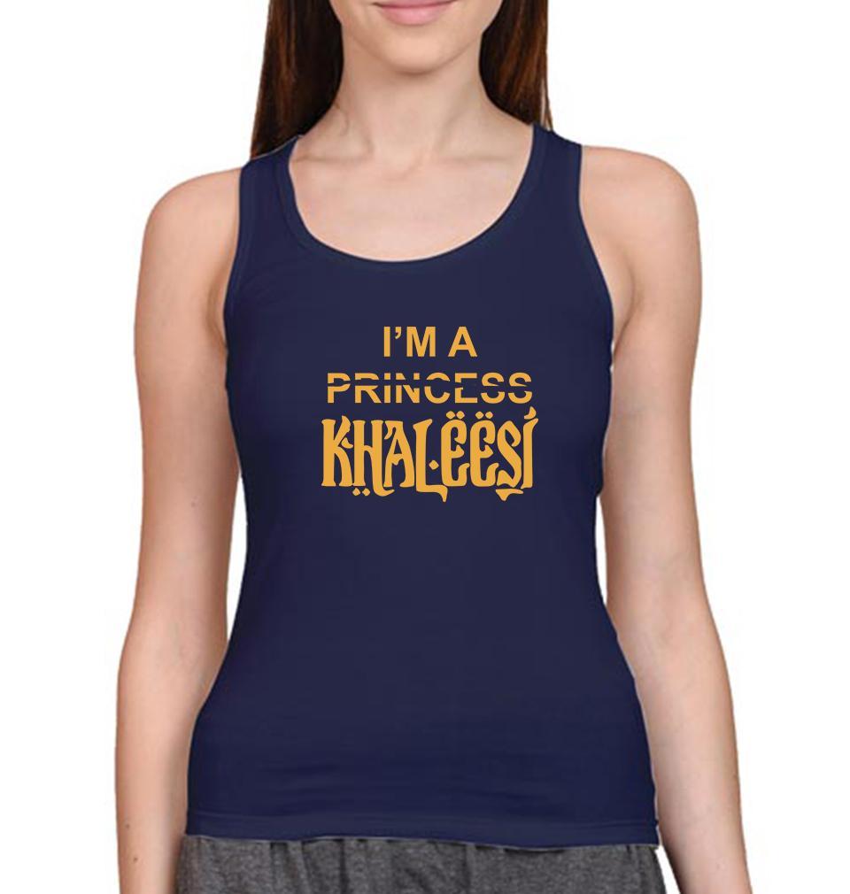 GOT Game Of Thrones I'M Khaleesi Women Tank Top-FunkyTeesClub - FunkyTeesClub