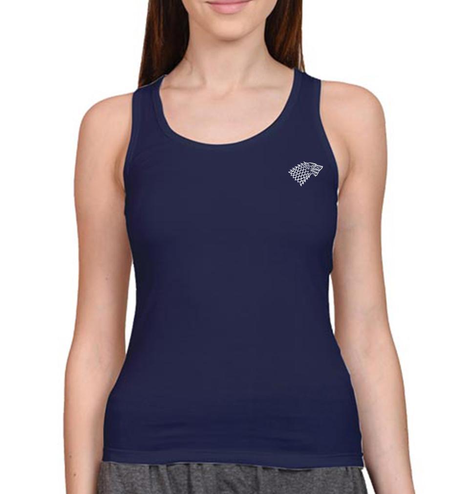 GOT Game Of Thrones Stark Logo Women Tank Top-FunkyTeesClub - FunkyTeesClub