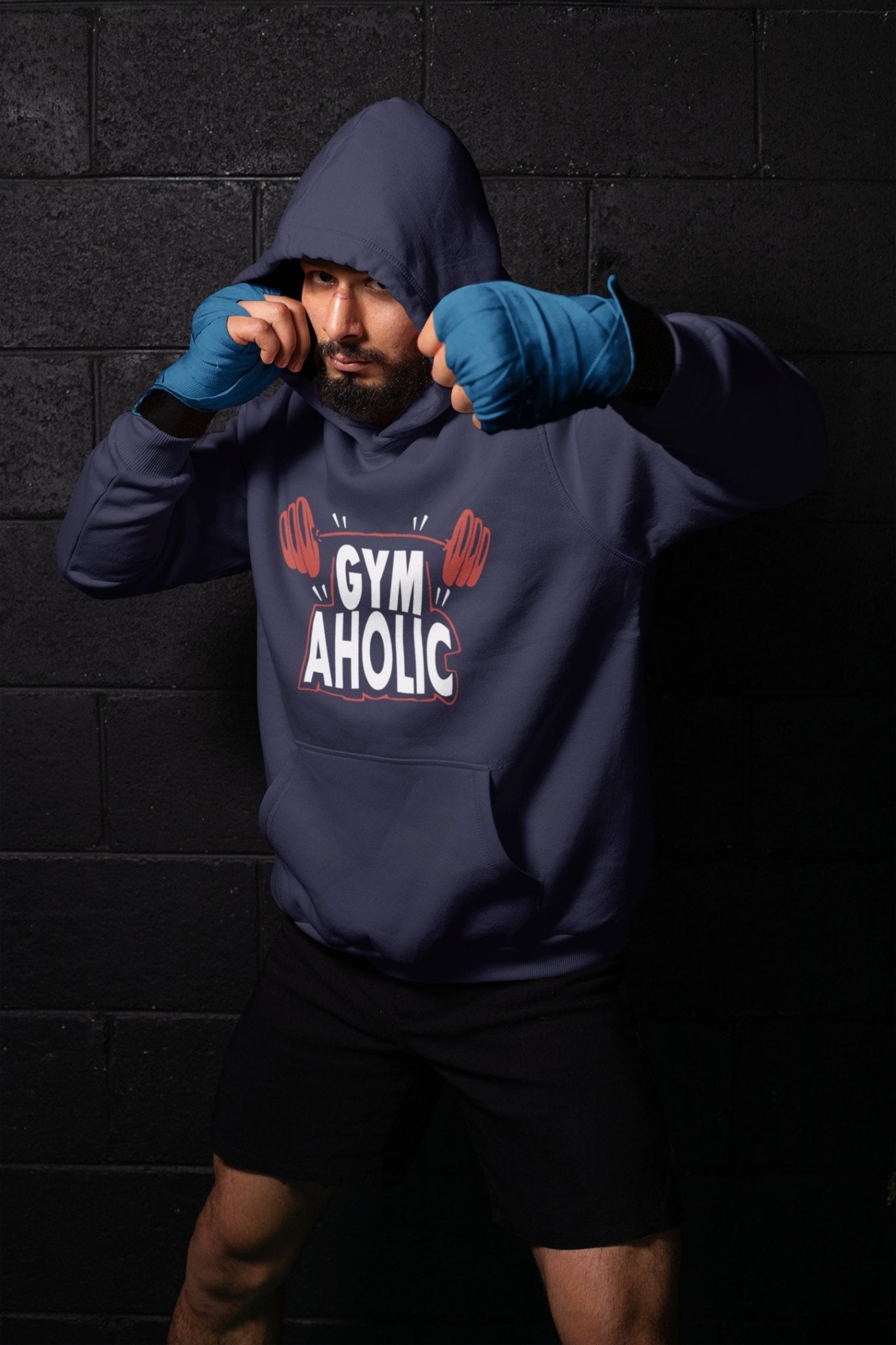 Gymaholic Pub And Beer Men Hoodies-FunkyTeesClub - Funky Tees Club