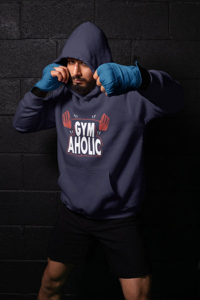 Gymaholic Pub And Beer Men Hoodies-FunkyTeesClub - Funky Tees Club