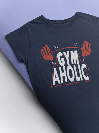 Gymaholic Pub And Beer Women Half Sleeves T-shirt- FunkyTeesClub - Funky Tees Club