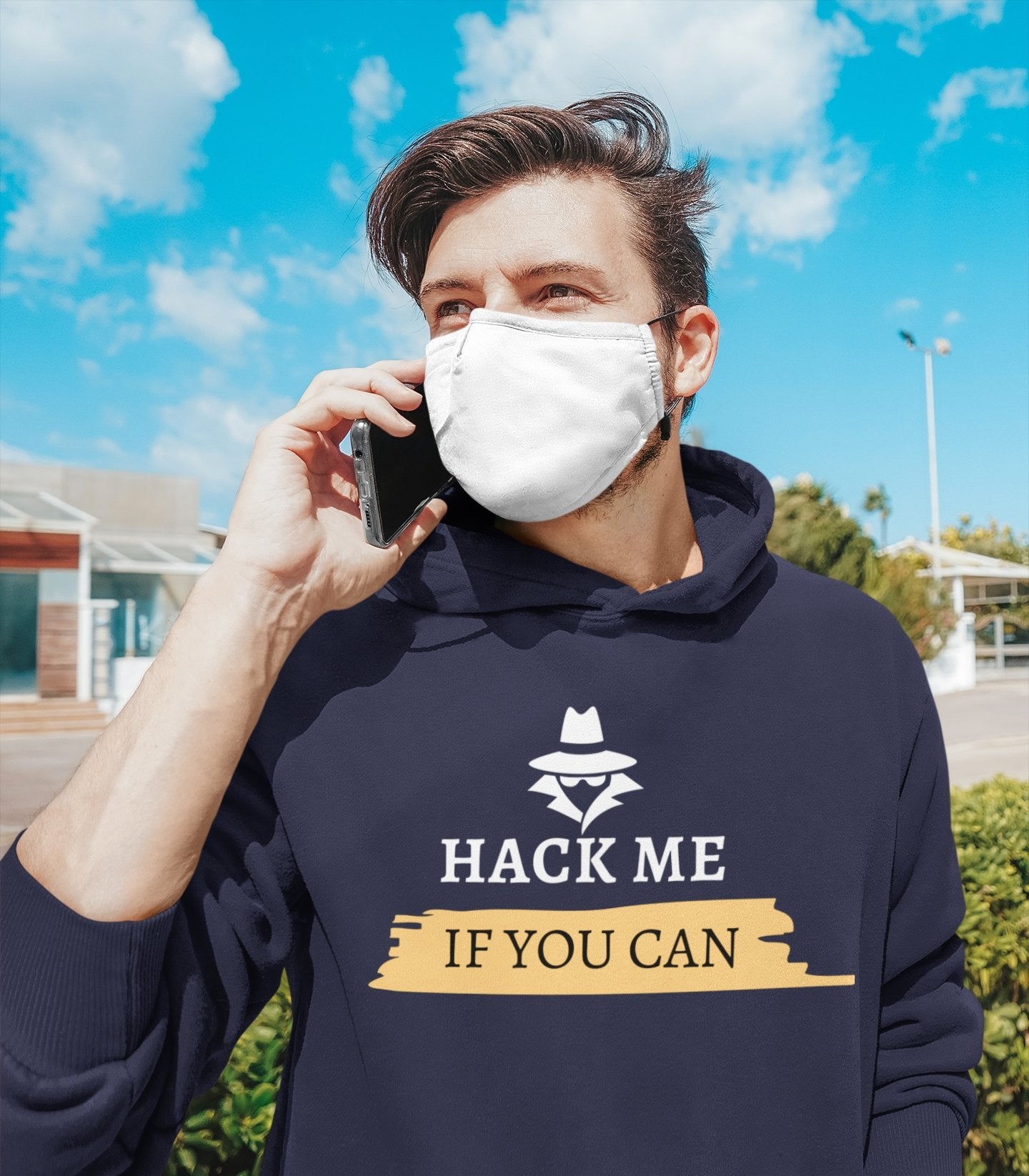Hack Me Geek Men Hoodies-FunkyTeesClub - Funky Tees Club