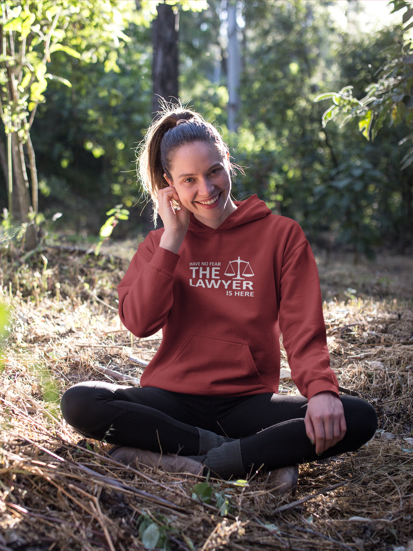 Have No Fear The Lawyer Is Here Hoodies for Women-FunkyTeesClub