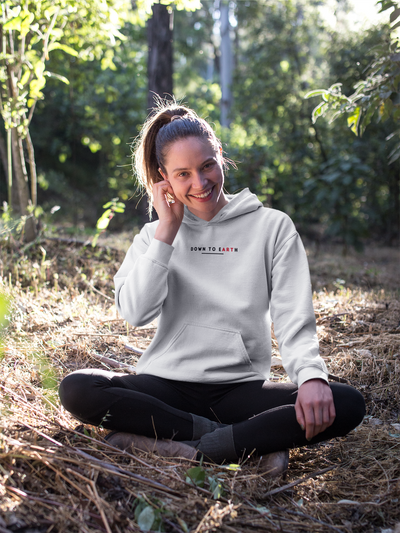 Down To Earth Quotes Hoodies for Women-FunkyTeesClub