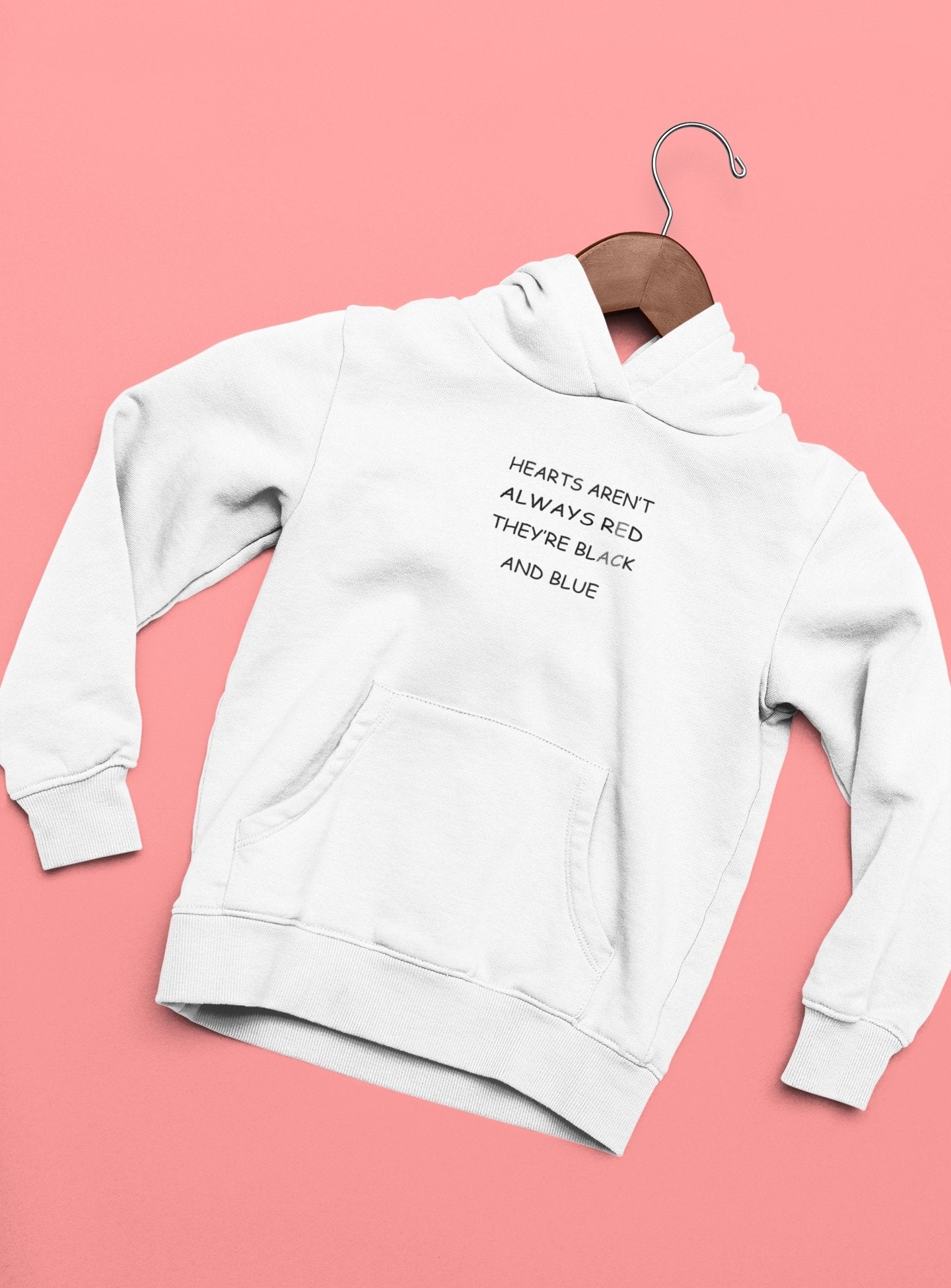 Hearts Arent Men Hoodies-FunkyTeesClub - Funky Tees Club