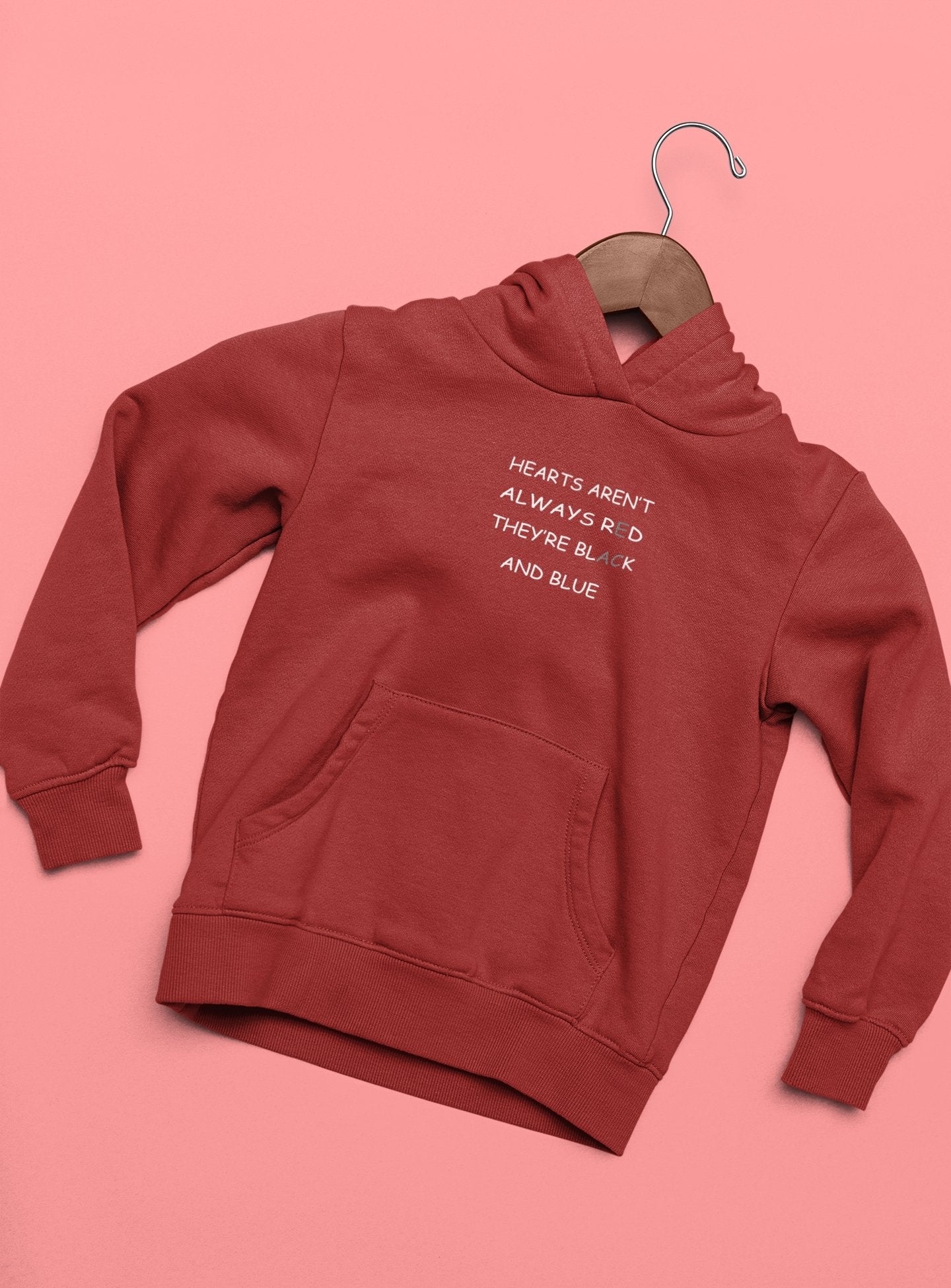 Hearts Arent Men Hoodies-FunkyTeesClub - Funky Tees Club