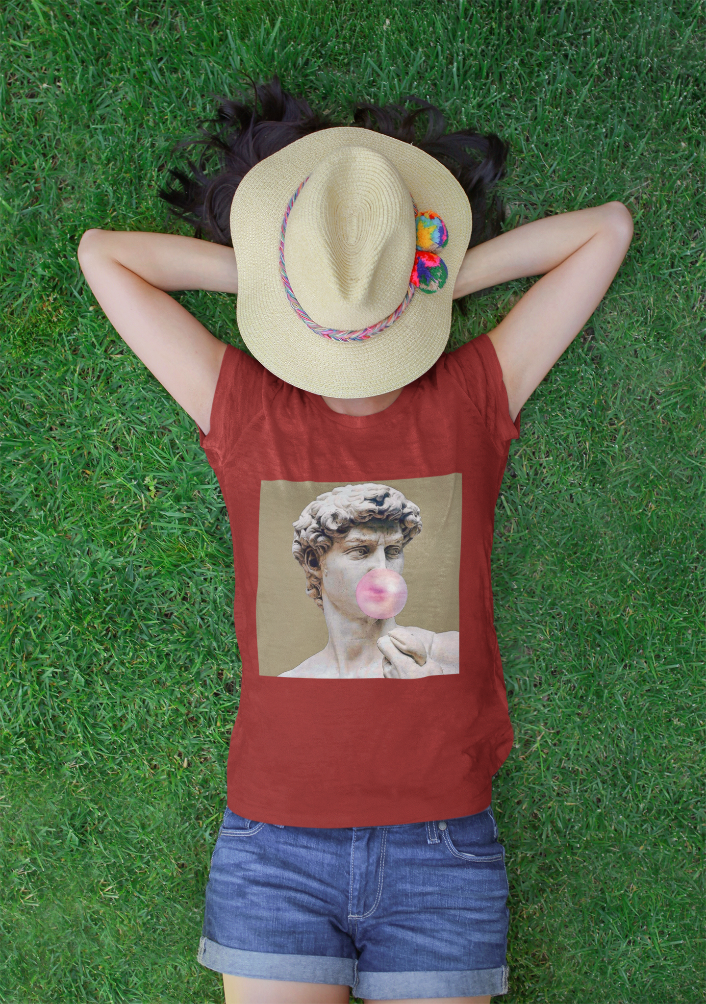 Bubble Greek Women Half Sleeves T-shirt- FunkyTeesClub