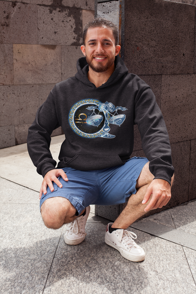 Libra Zodiac Sign Men Hoodies-FunkyTeesClub