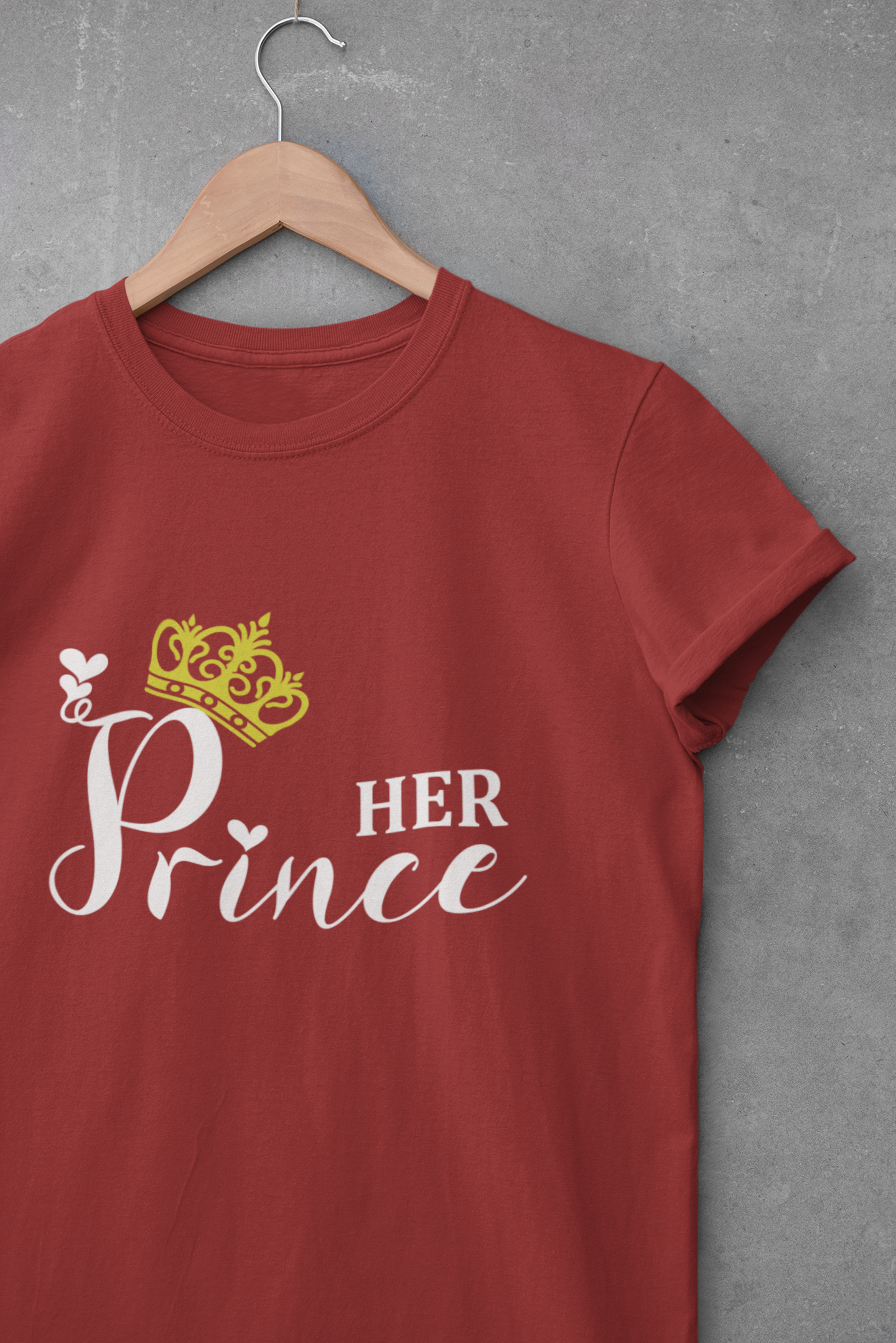 Prince Couple Half Sleeves T-Shirts -FunkyTeesClub