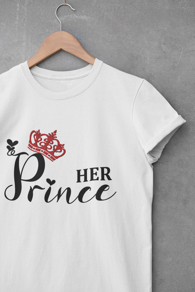 Prince Couple Half Sleeves T-Shirts -FunkyTeesClub