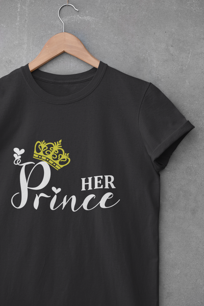 Prince Couple Half Sleeves T-Shirts -FunkyTeesClub