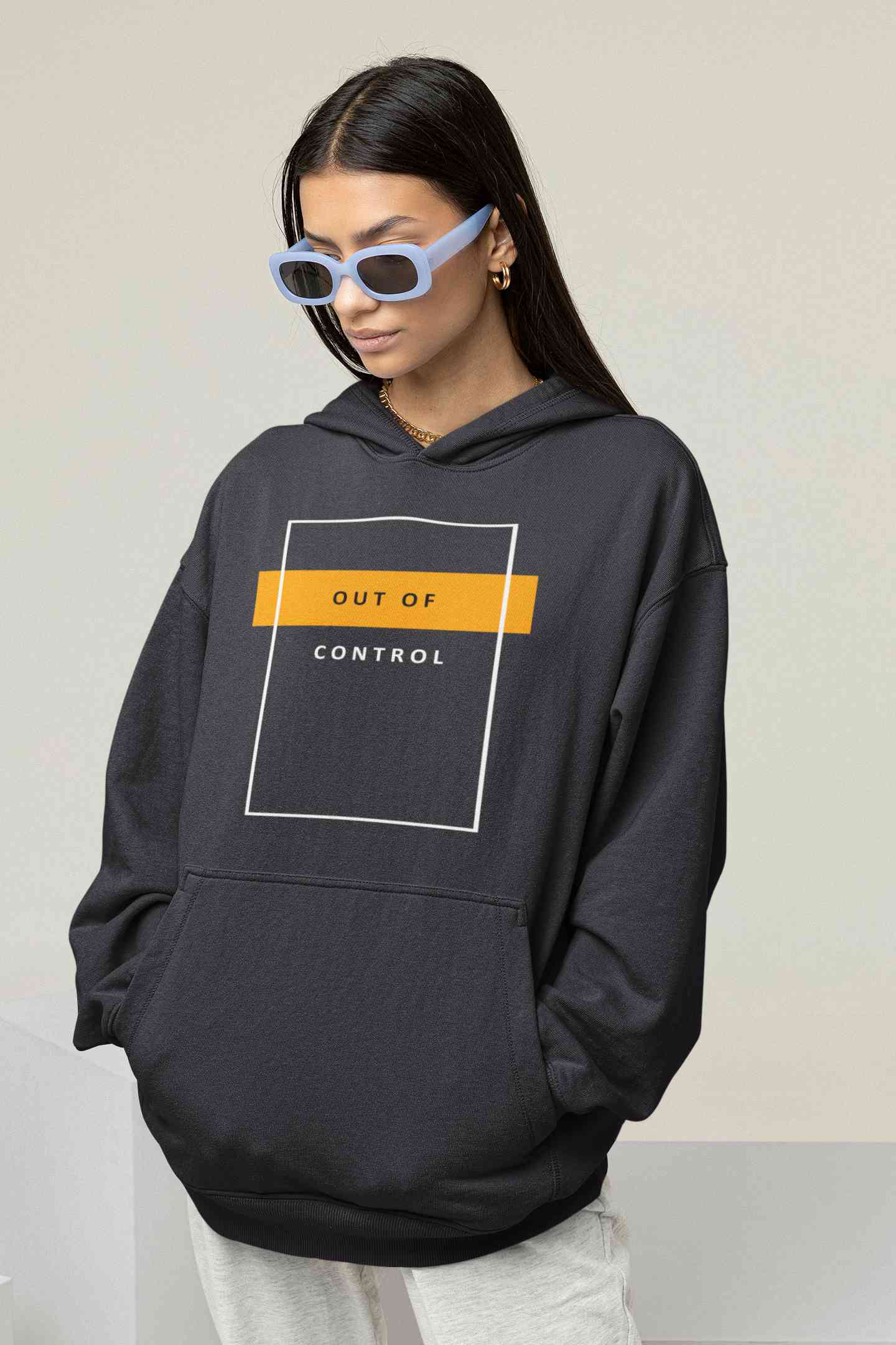 Out Of Control Hoodies for Women-FunkyTeesClub
