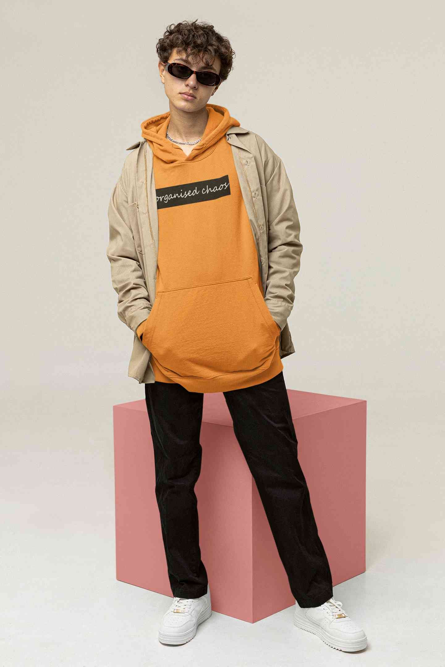 Organised Chaos Men Hoodies-FunkyTeesClub
