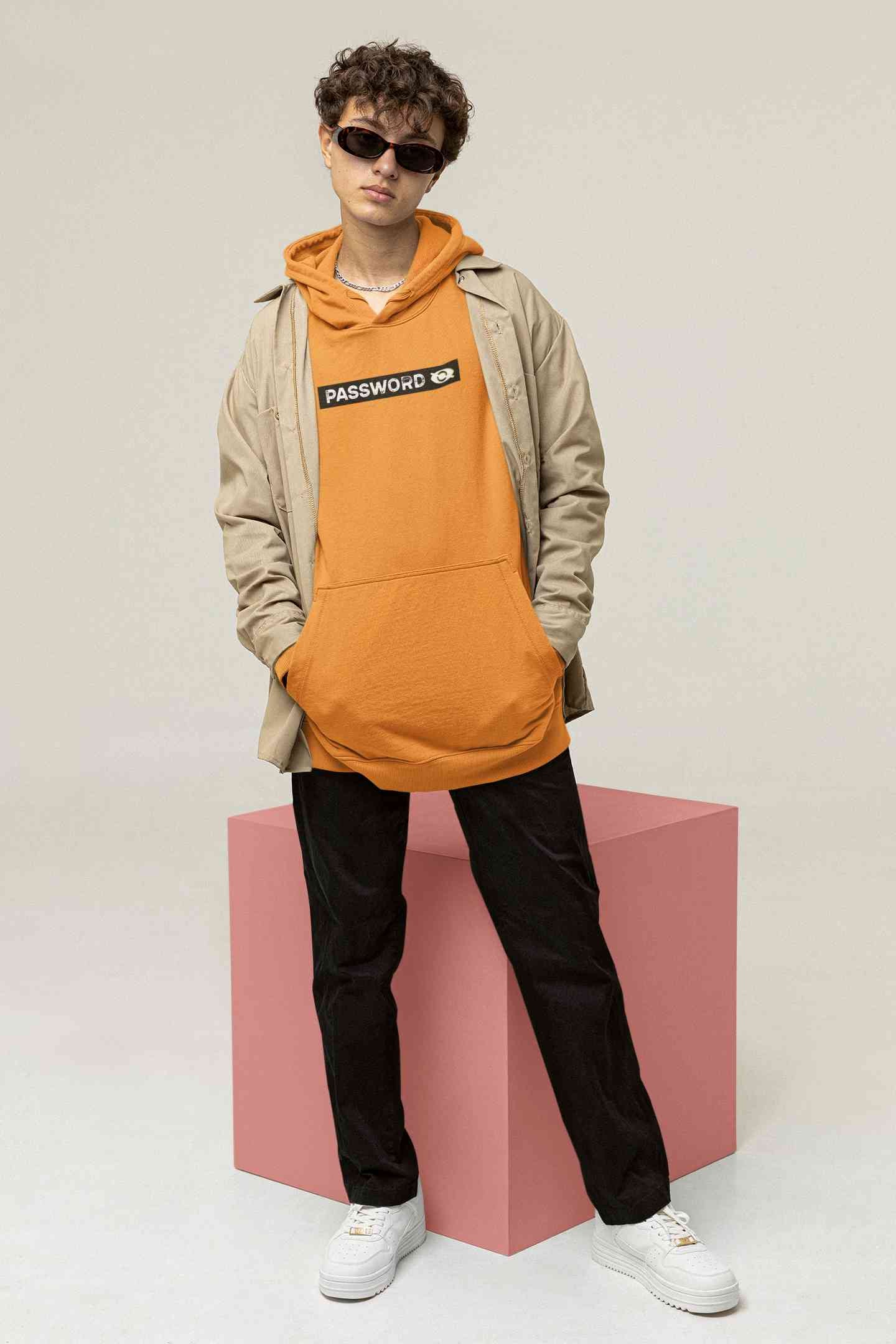 Password Men Hoodies-FunkyTeesClub