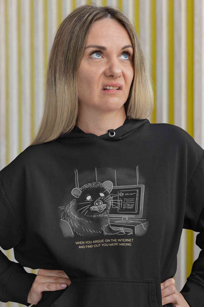 When You Argue On The Internet And Find Out You Were Wrong Funny Hoodies for Women-FunkyTeesClub