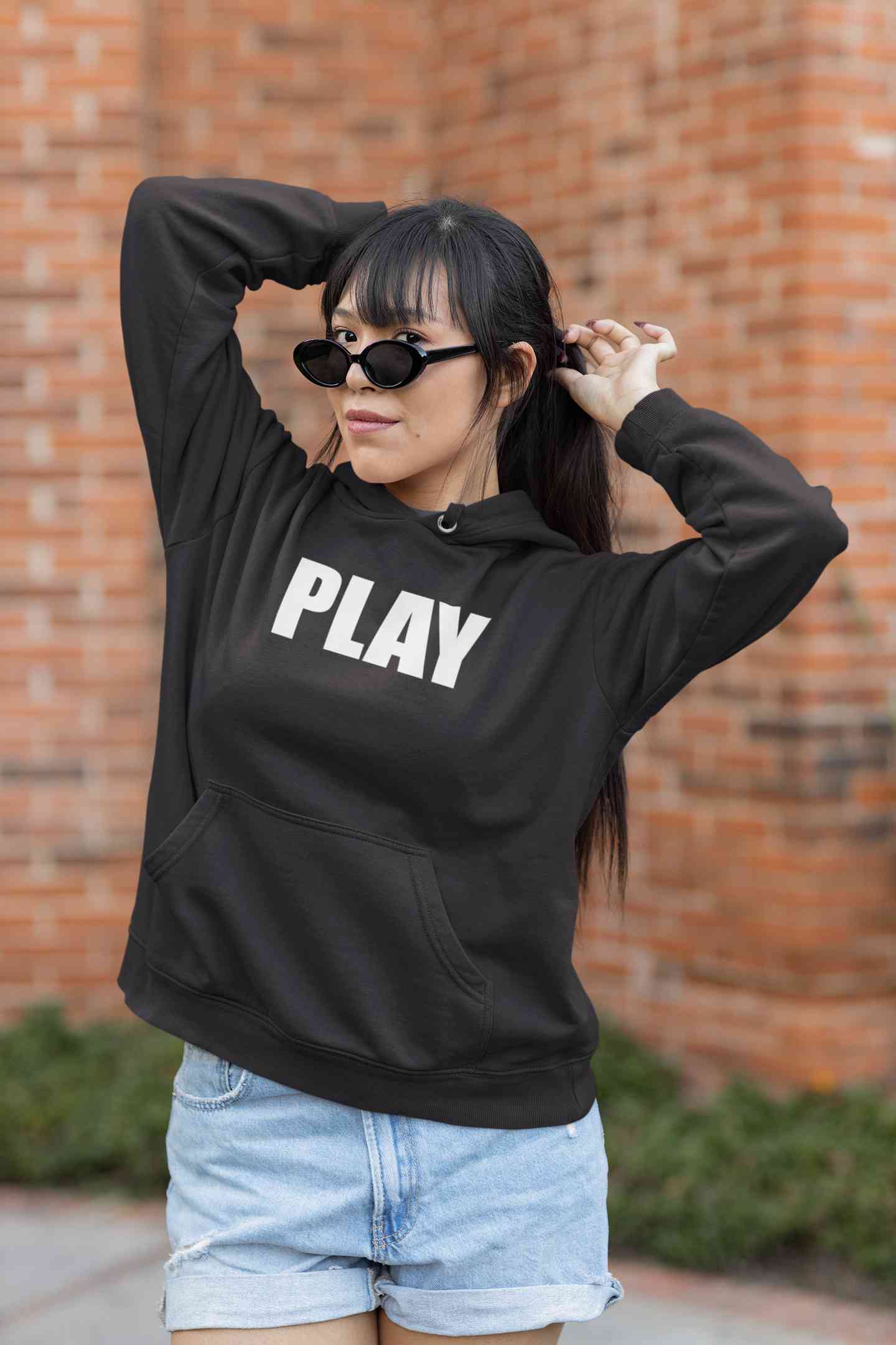Play Hoodies for Women-FunkyTeesClub