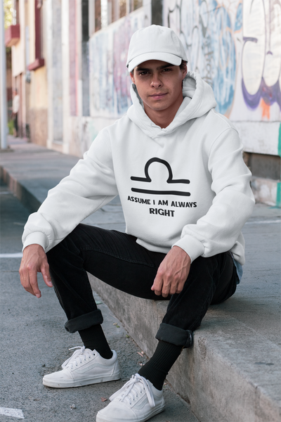 Libra Zodiac Sign Men Hoodies-FunkyTeesClub