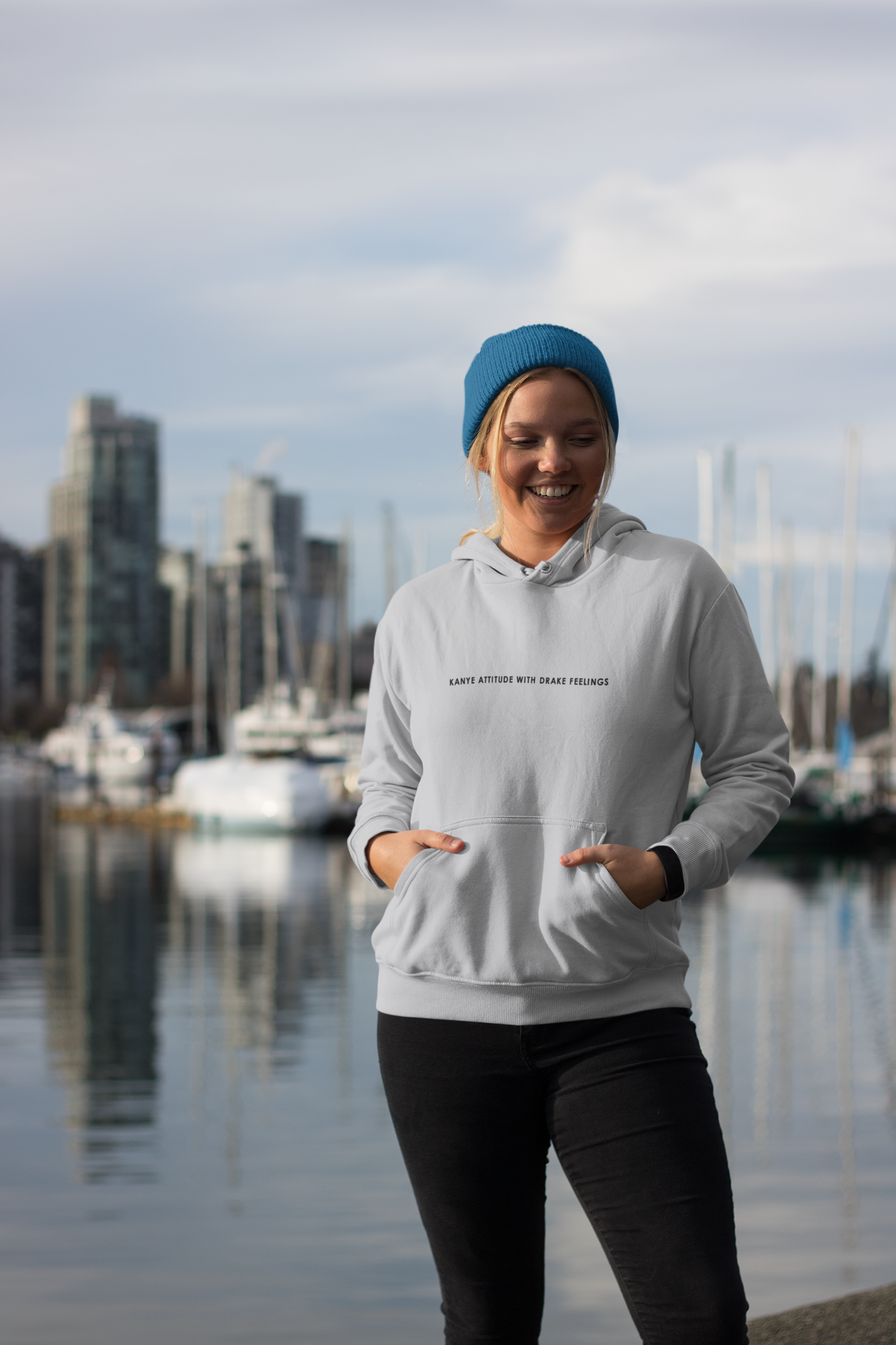 Kanye Attitude Hoodies for Women-FunkyTeesClub