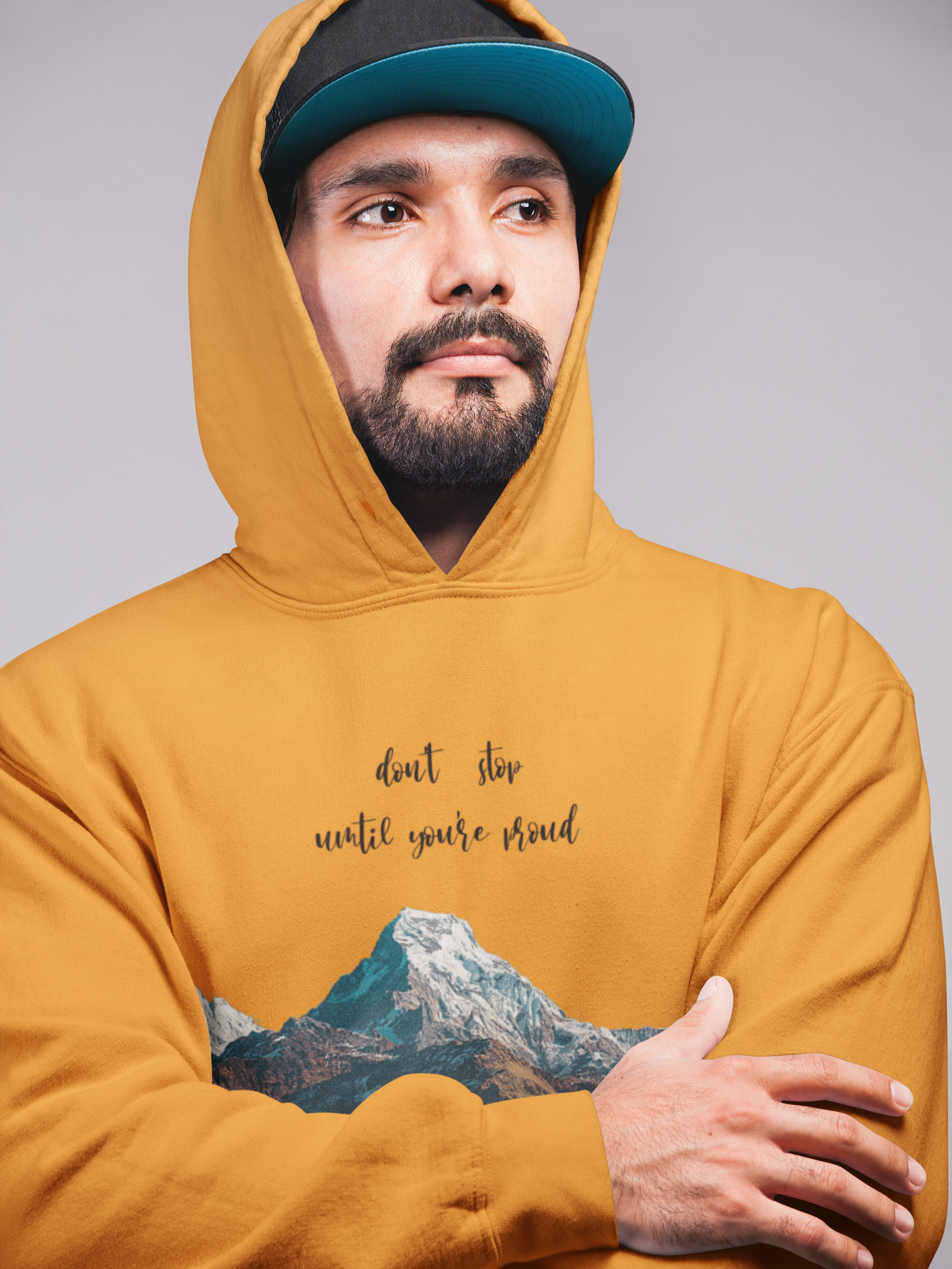 Dont Stop Men Hoodies-FunkyTeesClub
