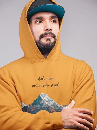 Dont Stop Men Hoodies-FunkyTeesClub