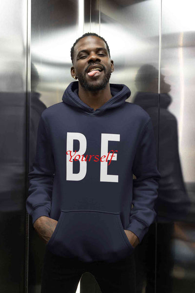 Be Yourself Men Hoodies-FunkyTeesClub