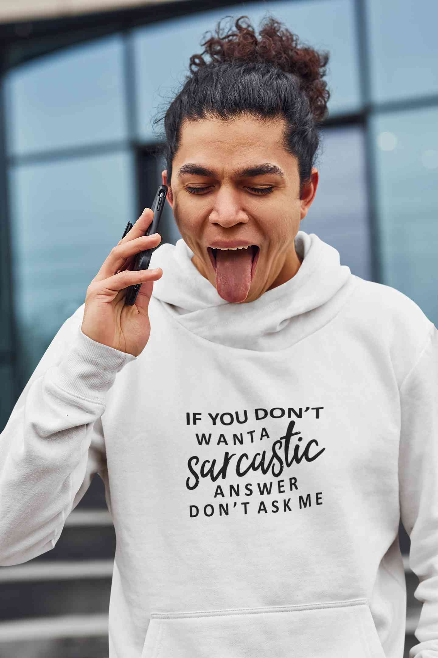 If You Do Not Sarcastic Answer Typography Men Hoodies-FunkyTeesClub