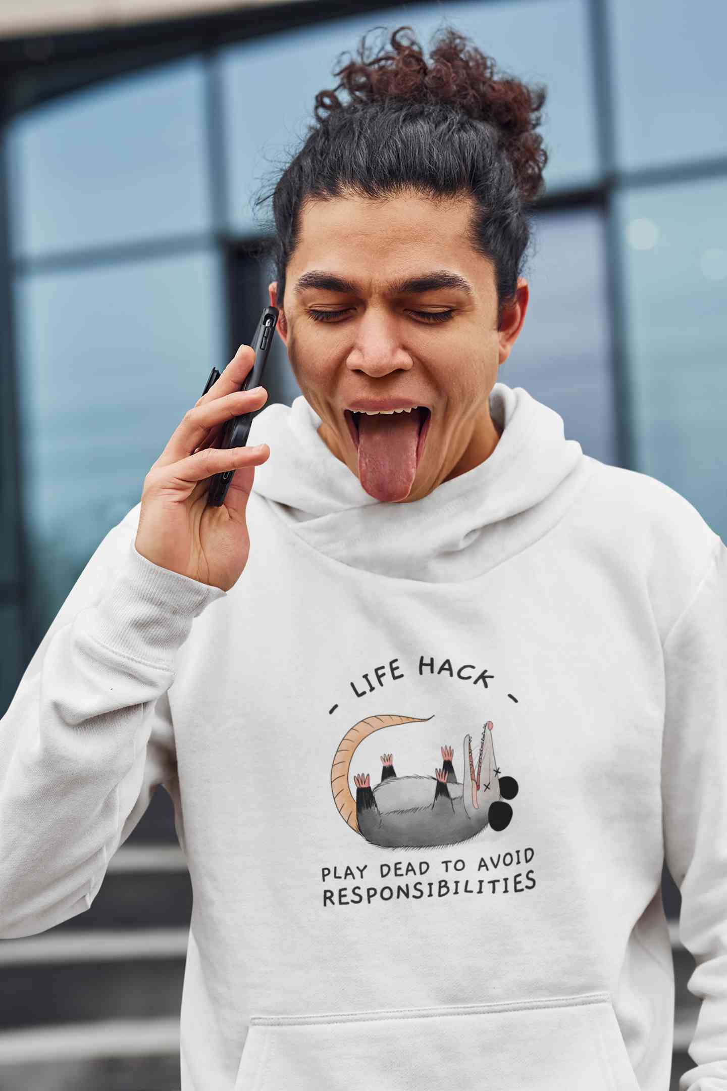 Life Hack Funny Men Hoodies-FunkyTeesClub