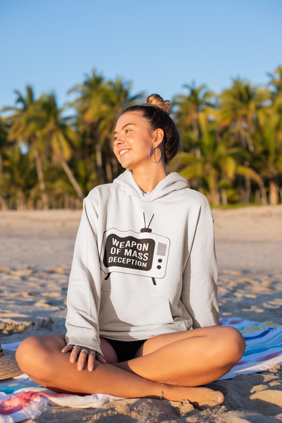 Weapon Of Mass Deception Anti Government Hoodies for Women-FunkyTeesClub
