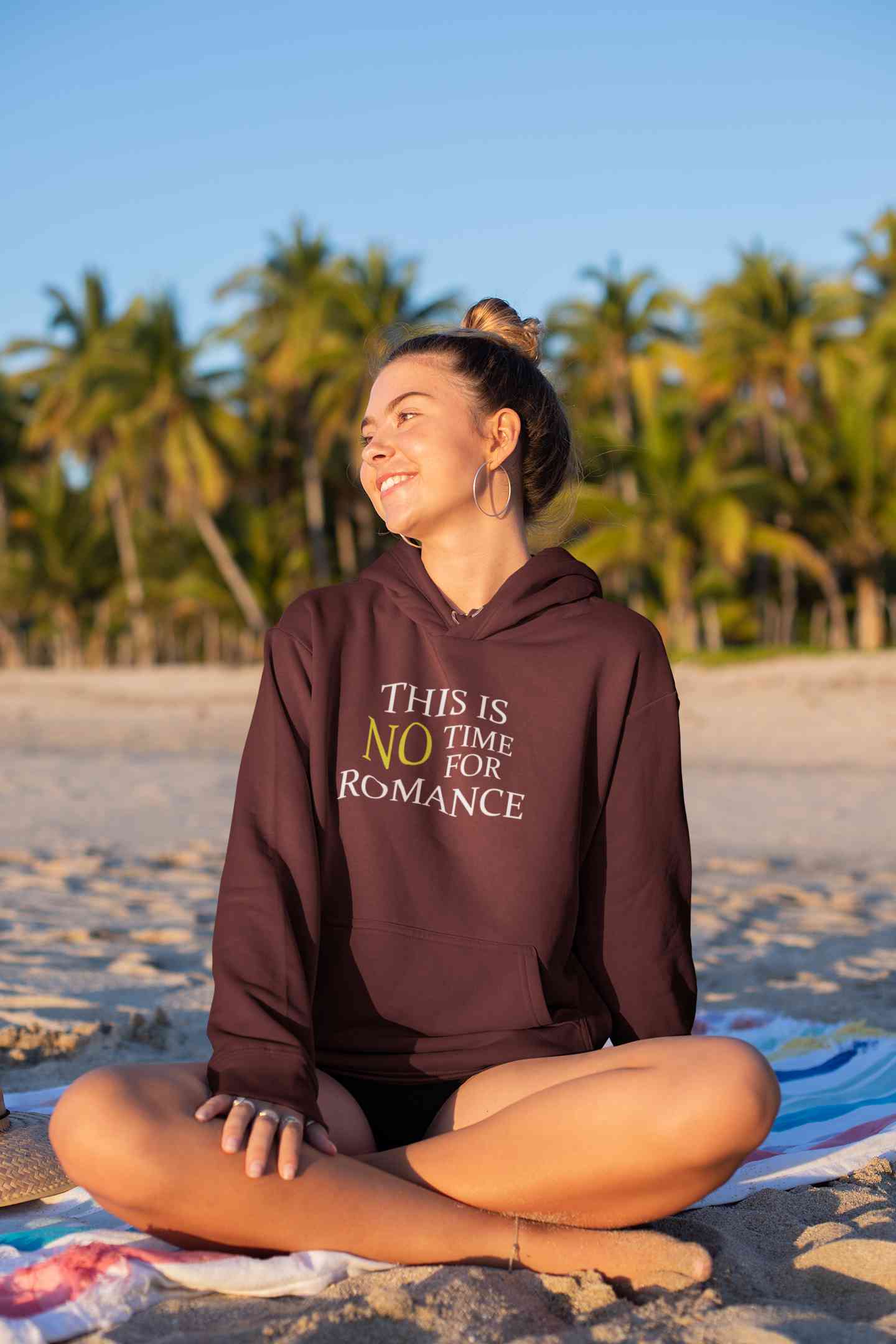 This Is No Time For Romance Hoodies for Women-FunkyTeesClub