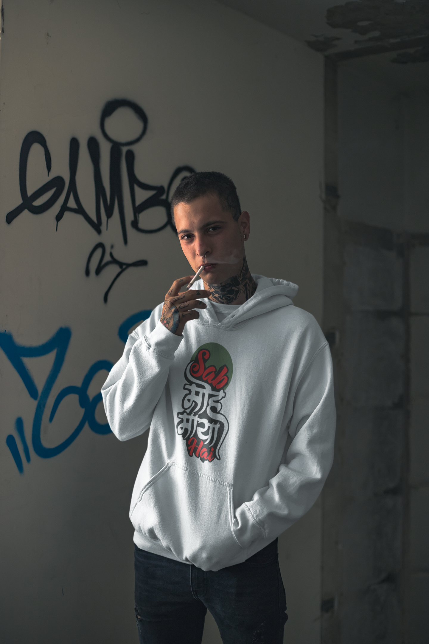 Sab Moh Maaya Desi Men Hoodies-FunkyTeesClub