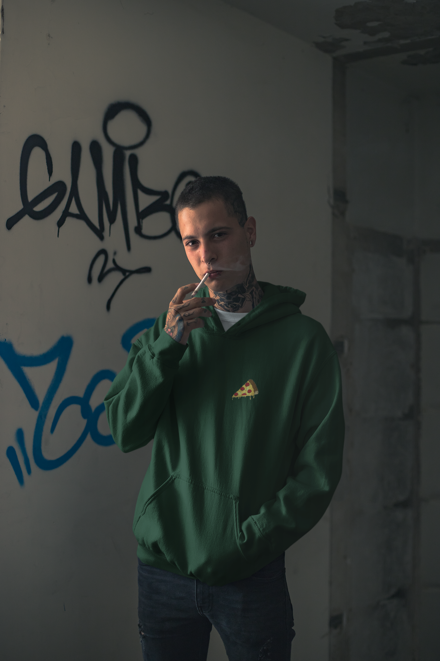 Pizza Men Hoodies-FunkyTeesClub