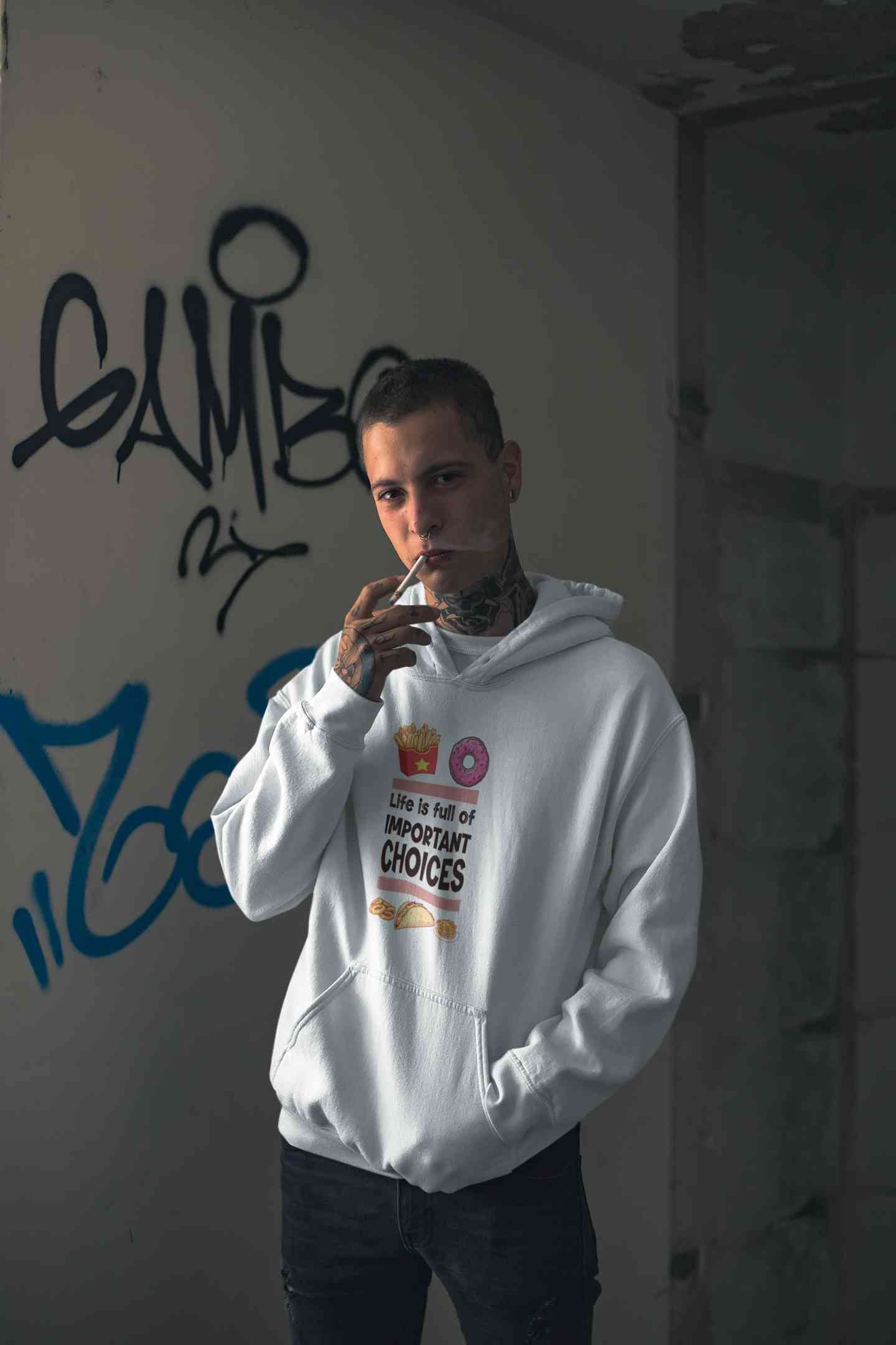 Sweet Choices Men Hoodies-FunkyTeesClub
