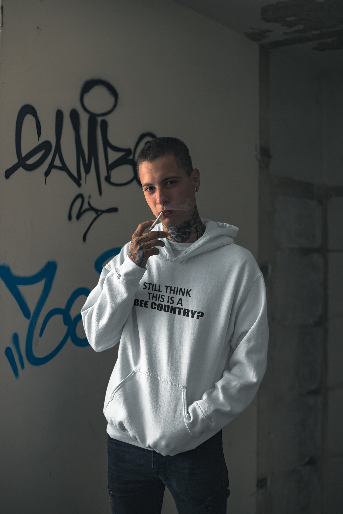 Still Think This Is A Free Country Anti Government Men Hoodies-FunkyTeesClub