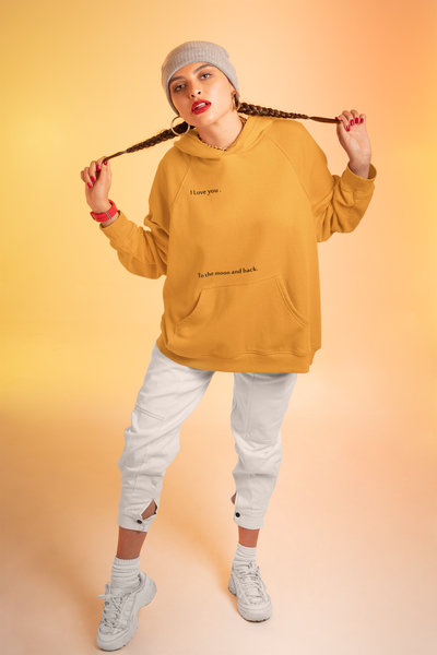 I Love You To The Moon And Back Hoodies for Women-FunkyTeesClub