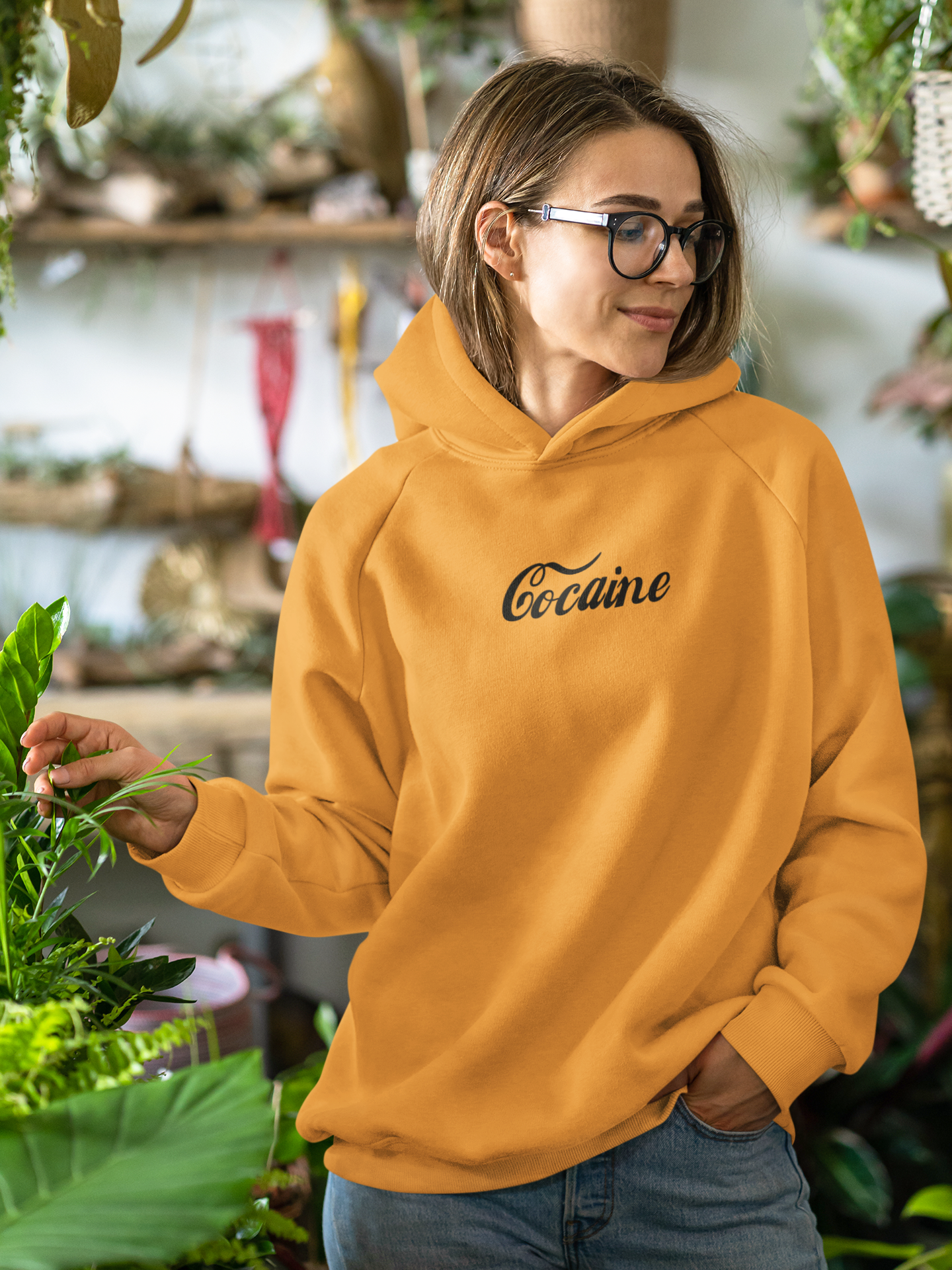 Cocaine Hoodies for Women-FunkyTeesClub